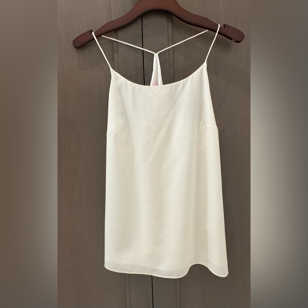 Lilly Pulitzer White Silk Cami